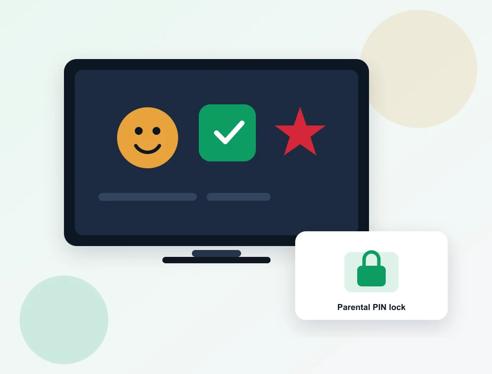 IPTV Canada for kids — family channels like Treehouse, YTV and Family Channel with parental PIN lock